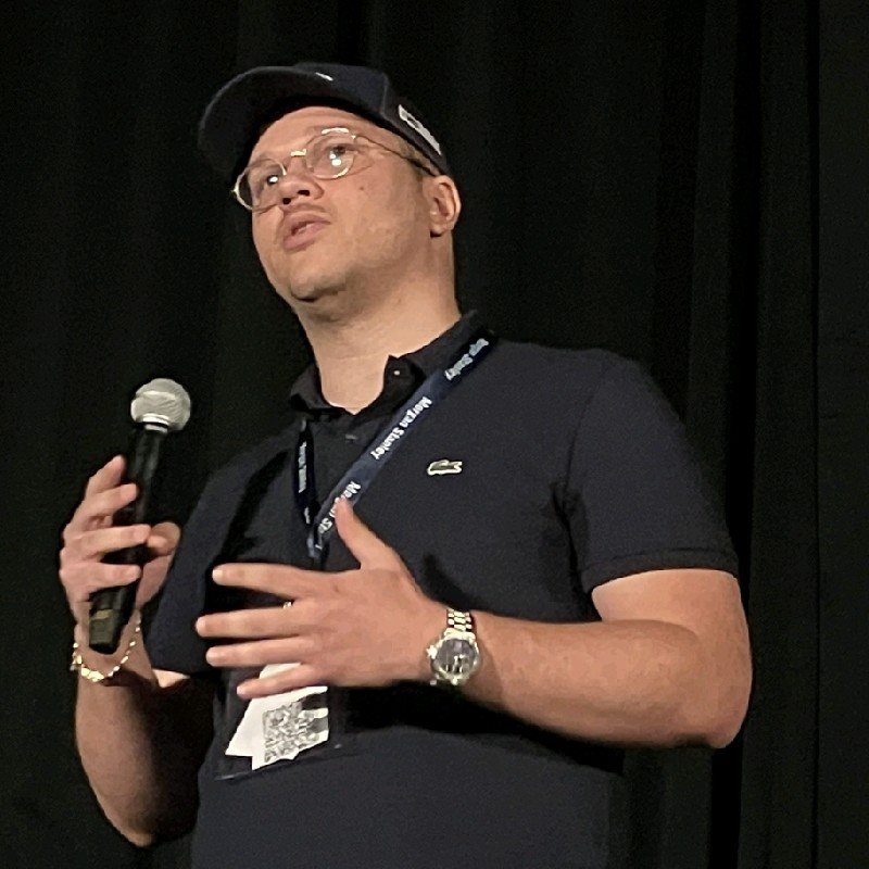 Speaker portrait photograph